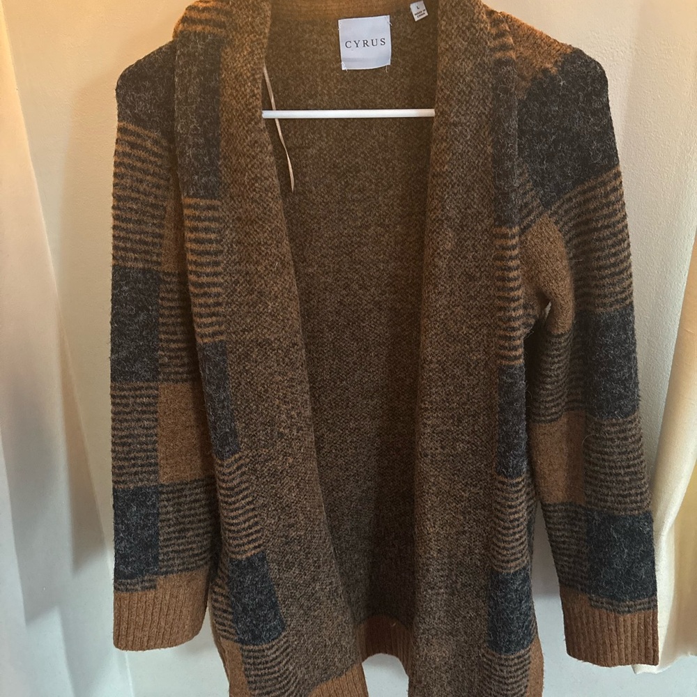 Cyrus Women's Brown and Black Coat